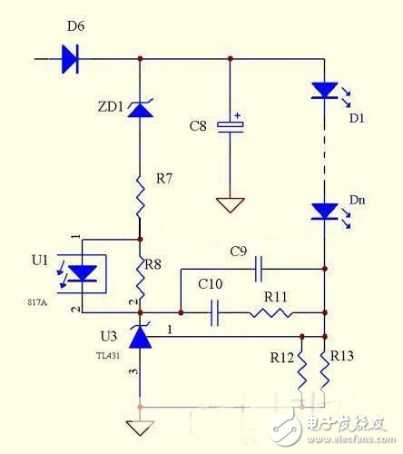 LED電源次級(jí)恒流經(jīng)典電路TOP6 —電路圖天天讀（127）